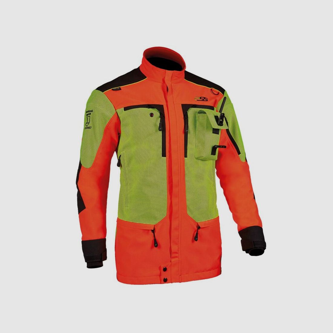 PSS X-treme Herren Sauenschutzjacke Protect Neonrot/Gelb