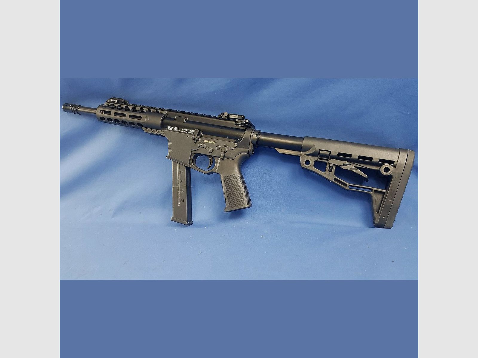 "ACTION" AC Alfa Carabine Autoloading Modèle : LLC (Limex Luger Carabine) avec Filetage 1/2 28 UNEF Cal. 9x19mm, image 8 sur 9
