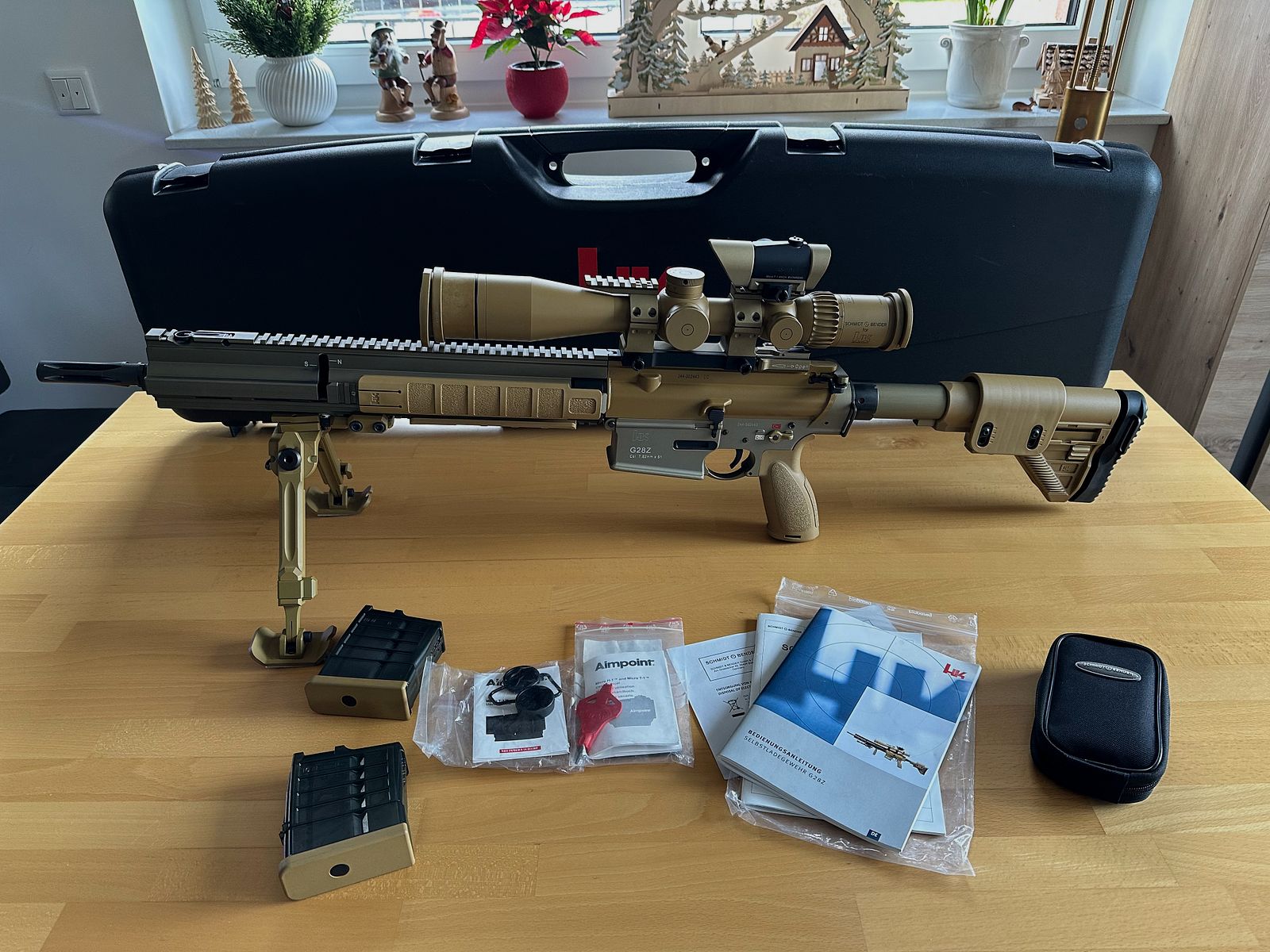 Heckler & Koch G28 Z avec équipement complet carabine semi-automatique 308 Win.