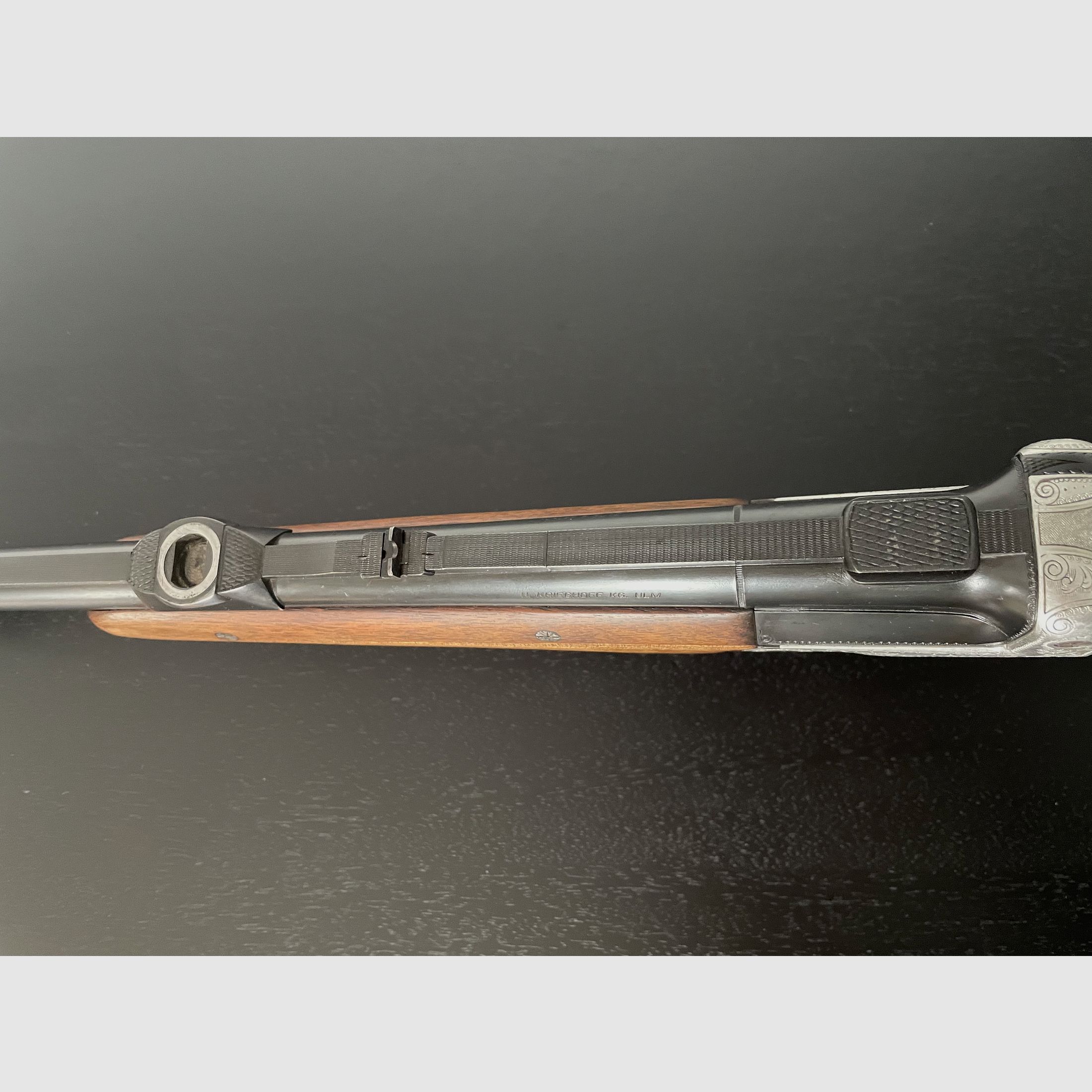 Bockbüchsflinte Krieghoff Alb Seitenspanner 7x57r 16/70 Schwenkmontage