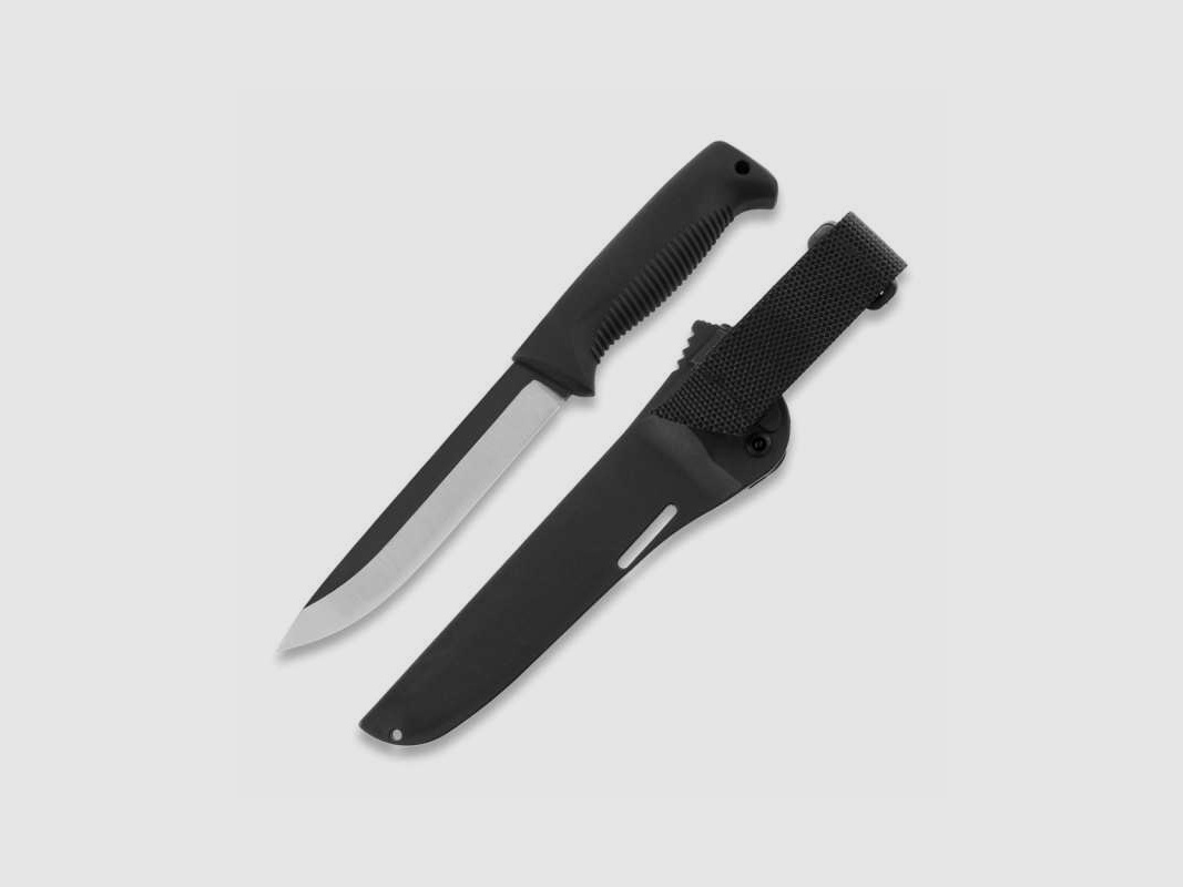Peltonen Knives M95 Ranger Puukko Sissipuukko FJP144 unbeschichtet Kunststoffscheide schwarz