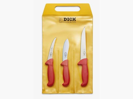 Juego de cuchillos Dick de 3 piezas Caza Interior
