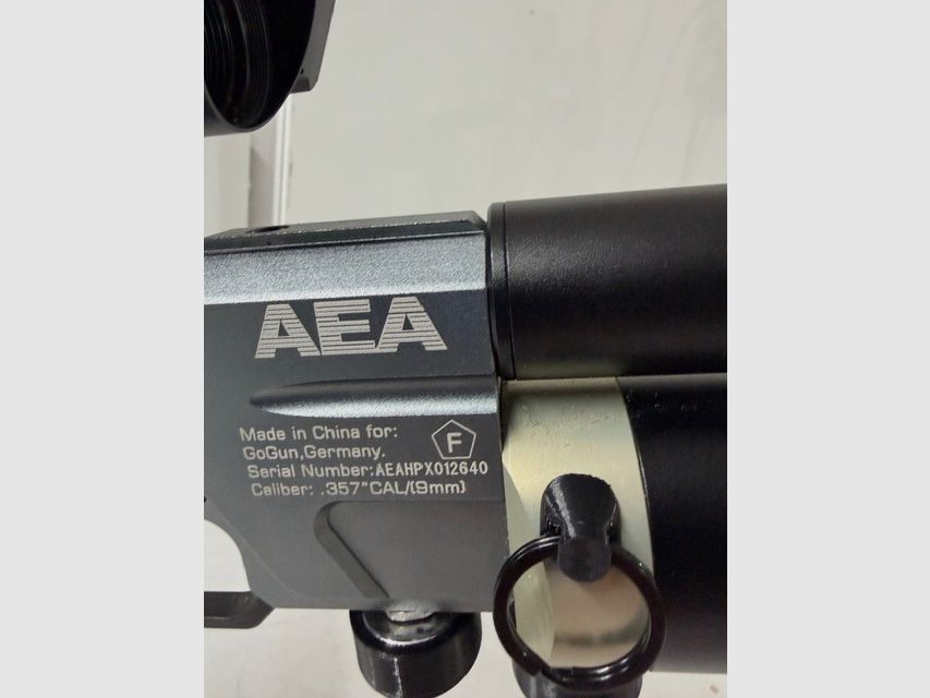 AEA Airgun HP Max MK I. Cal. 3,57.  9mm. Ware neuwertig 