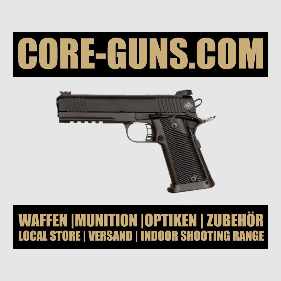 Armscor 2011 Tac Ultra FS semi-automatic pistol available in 45ACP, shipping +20€