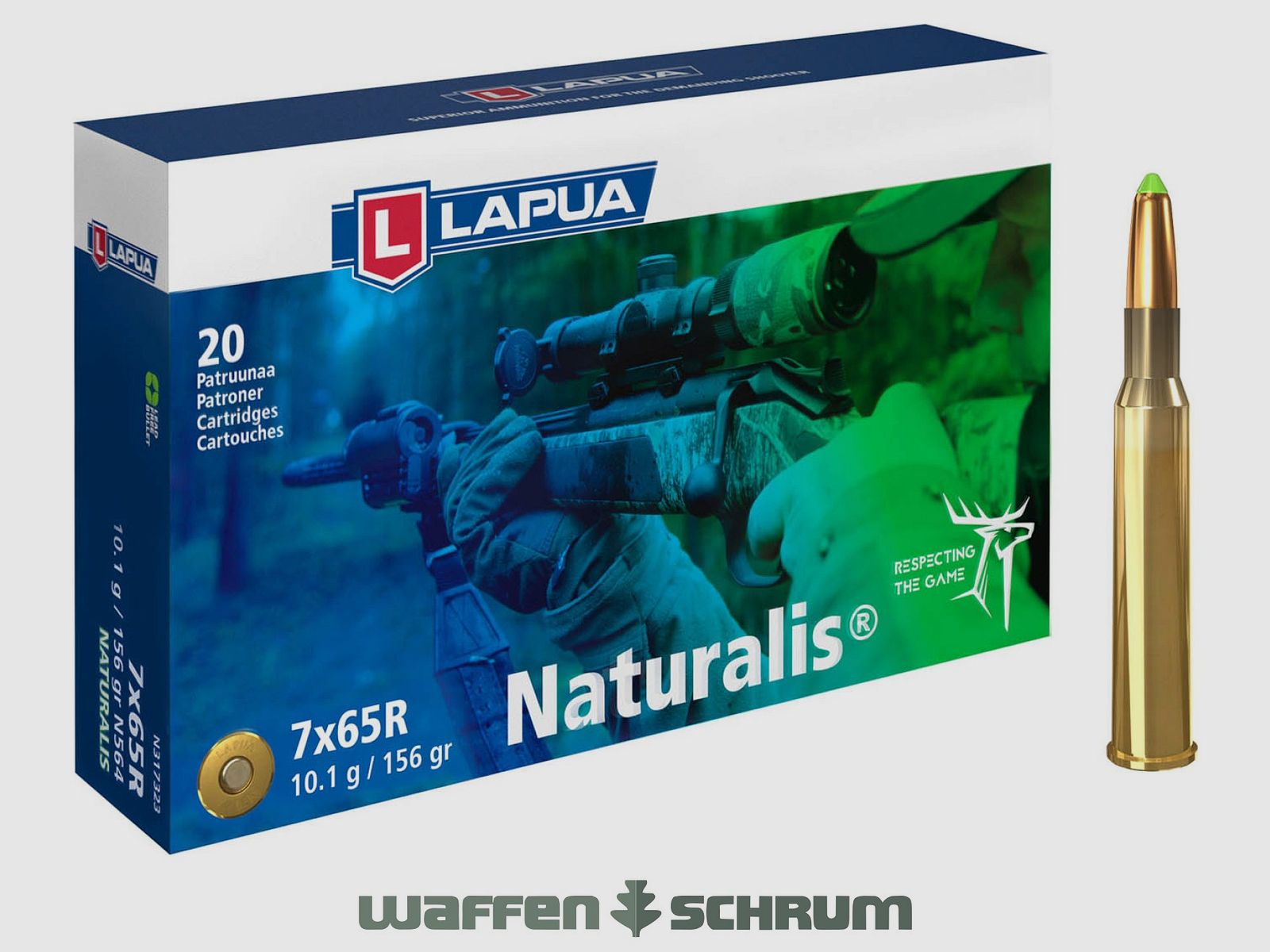 Lapua Naturalis 10,1g - 156gr. 7x65R