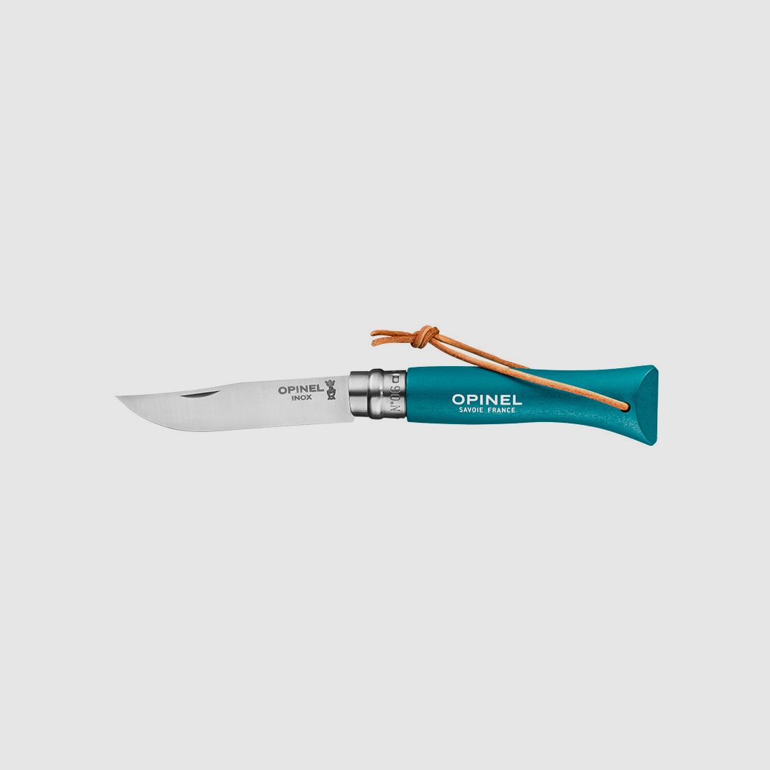 Folding Knife Opinel Baroudeur N°06 Inox Turquoise - OP002200