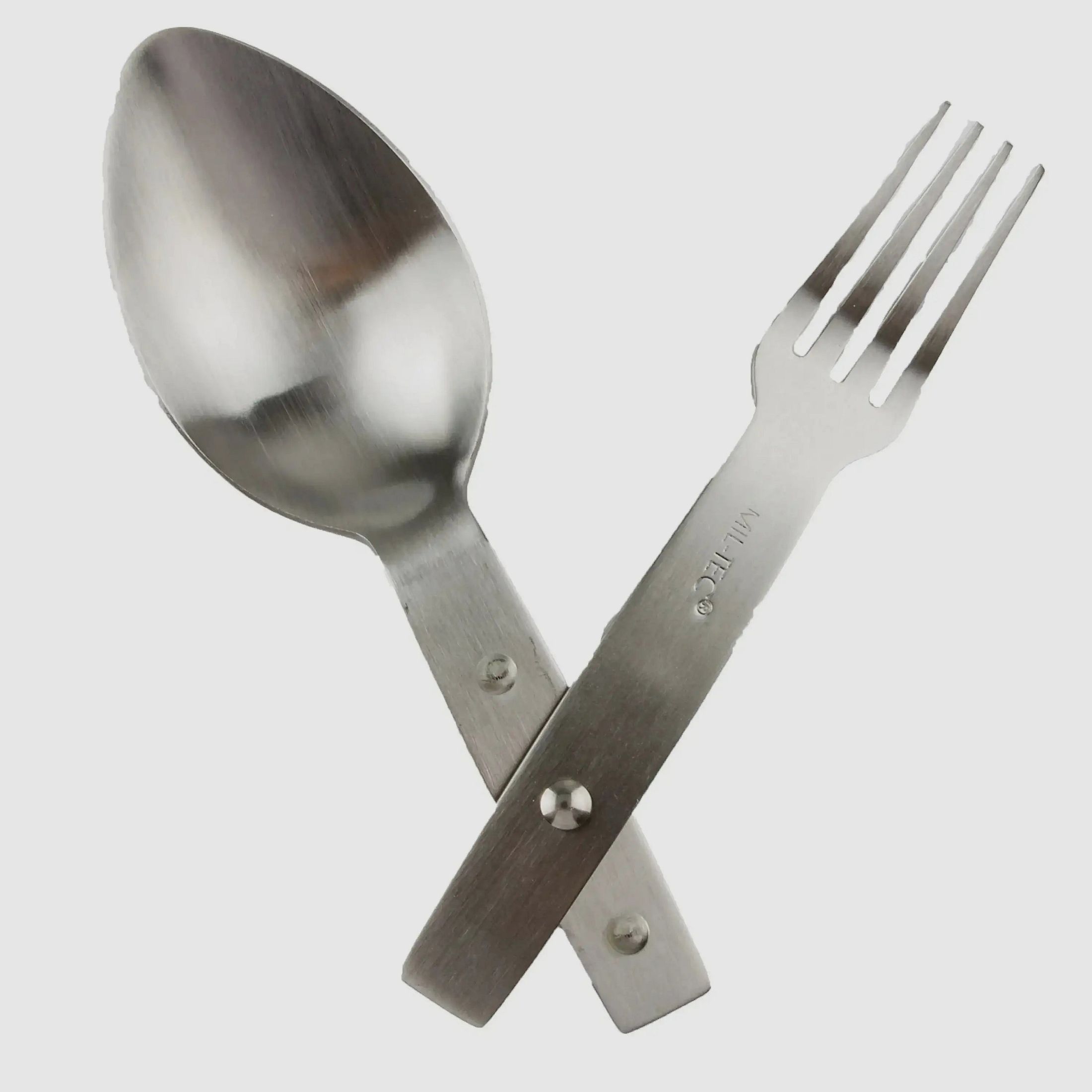 Mil-Tec Couverts Pliants Cuillère Fourchette Acier Inoxydable