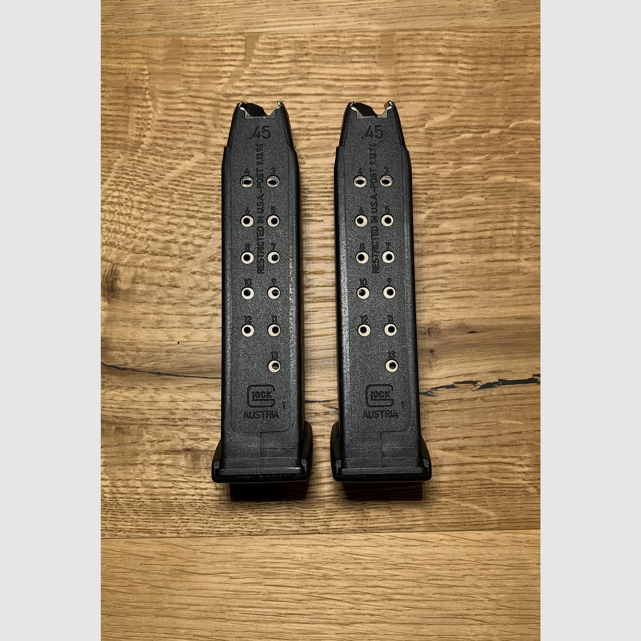 Glock Magazin Kaliber .45 Auto für Glock 21, 21c und 41 Modelle