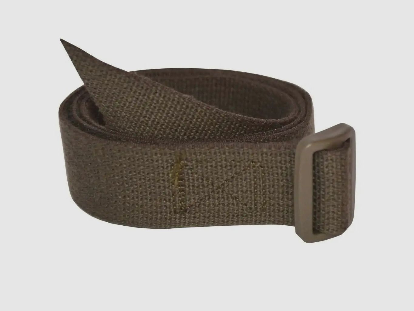 Bundeswehr Original Bundeswehr Original Bundeswehr Packriemen met KS-buckle 60 cm olijf gebruikt