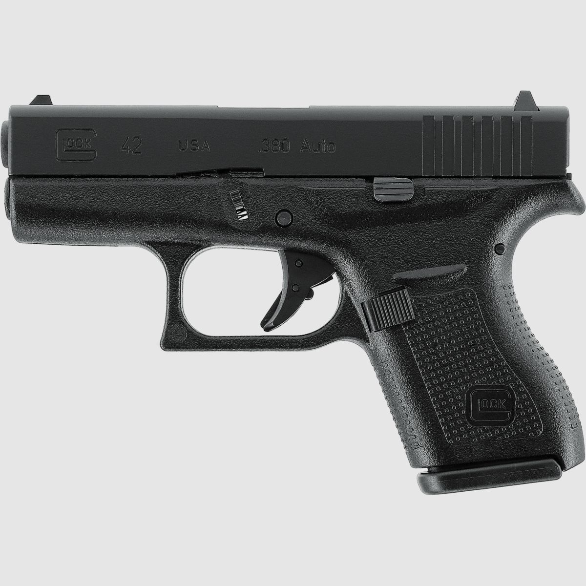 Glock 42 con slitta in metallo GBB nera - VfC