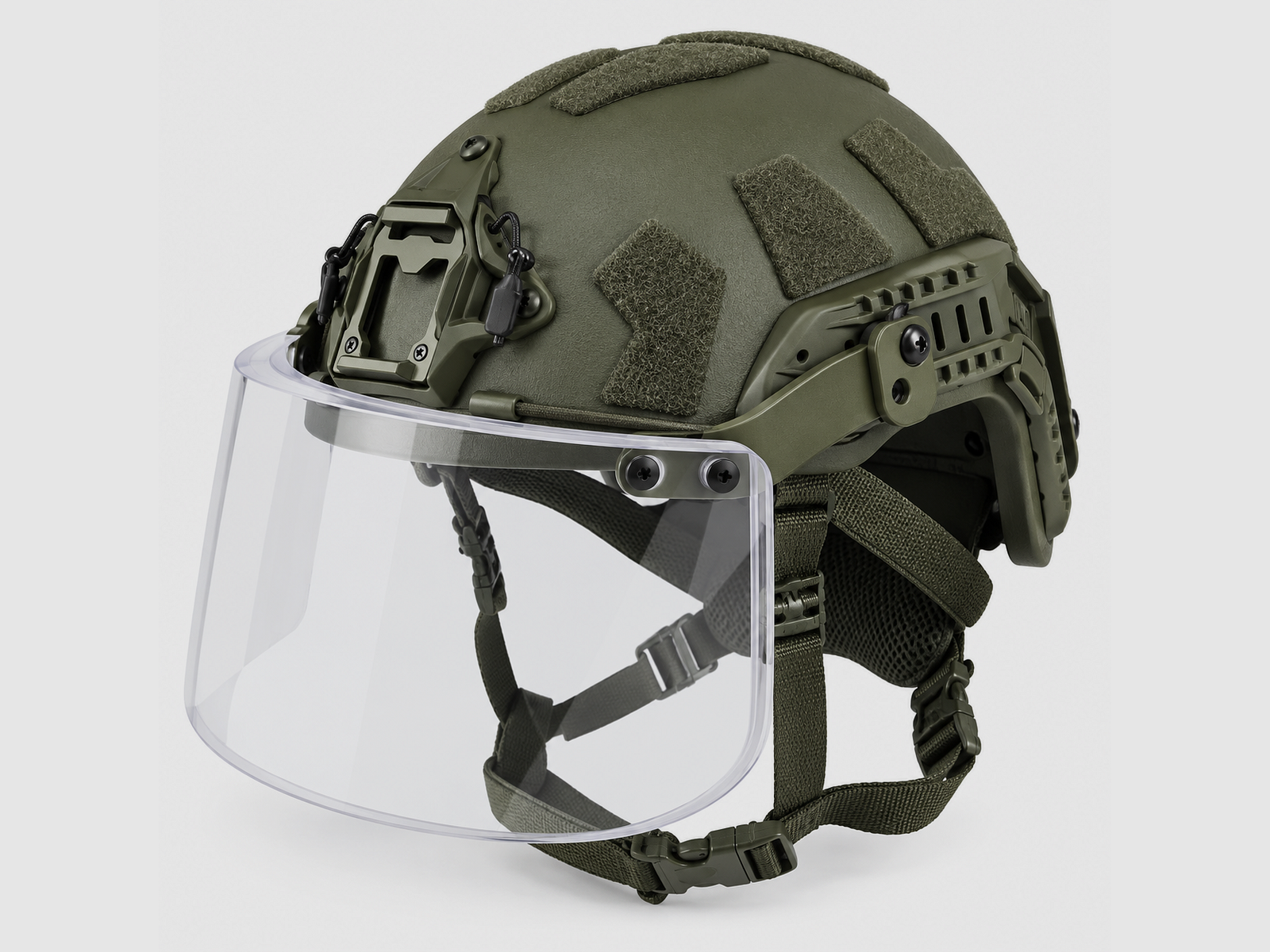 Pack Schutz Komplett NIJ IIIA – FAST 2.0 ACH Helm Wendy System + Ballistische Visier, Bild 3 von 15