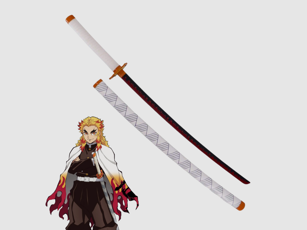 Replica della Katana di Kyojuro – Demon Slayer: Kimetsu No Yaiba, immagine 1 di 4