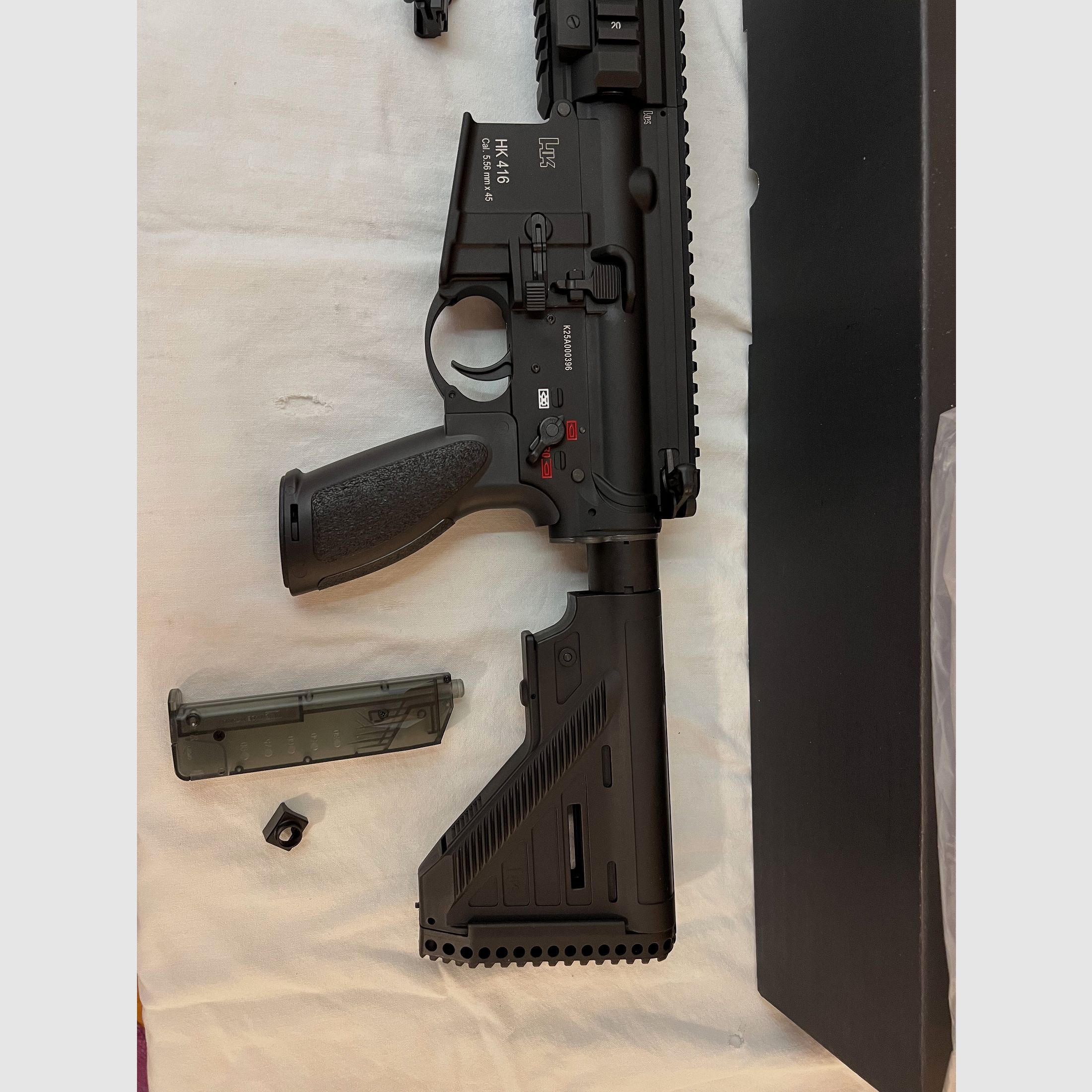 Umarex VFC Heckler & Koch HK416 A5 Airsoft Vollmetall Gas-Blow-Back 6mm BB nero - Generazione 3 nuovo leggermente graffiato handguard NP 650€