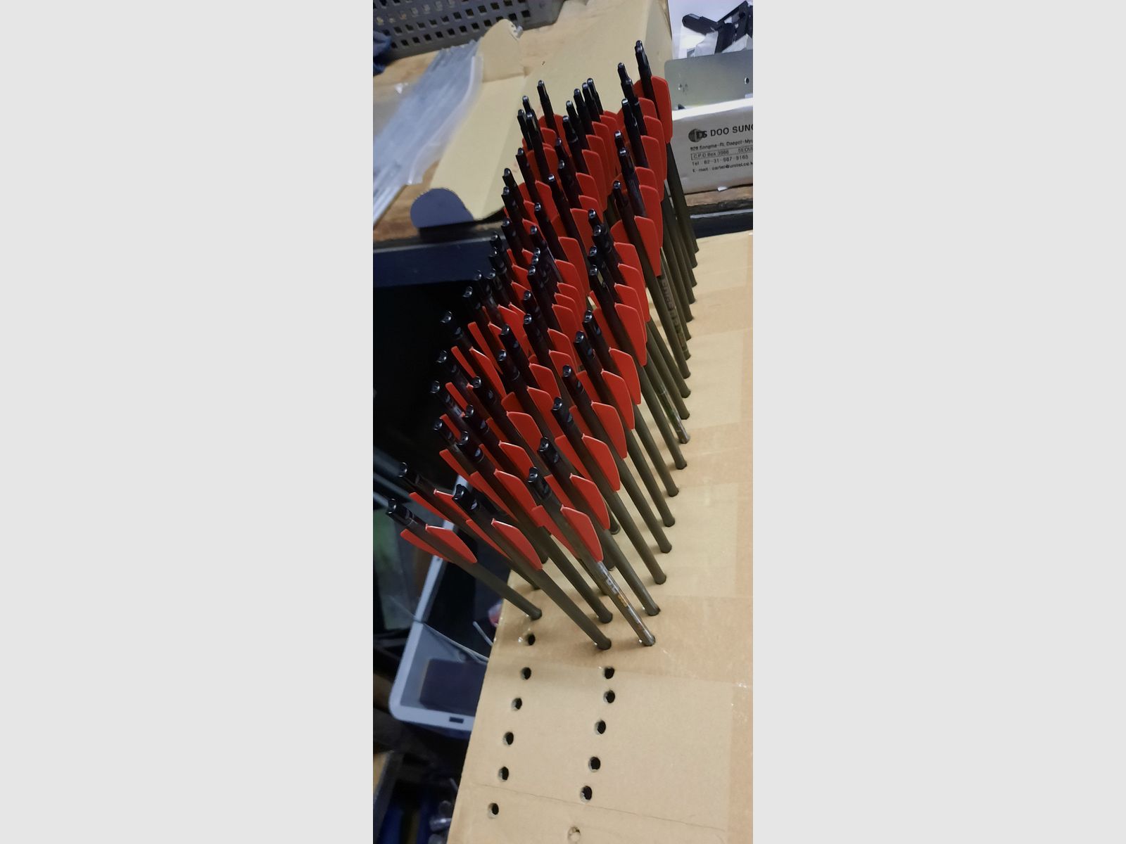 Crossbow bolts, 7.5'' carbon, also suitable for Adder, new, 10 pieces