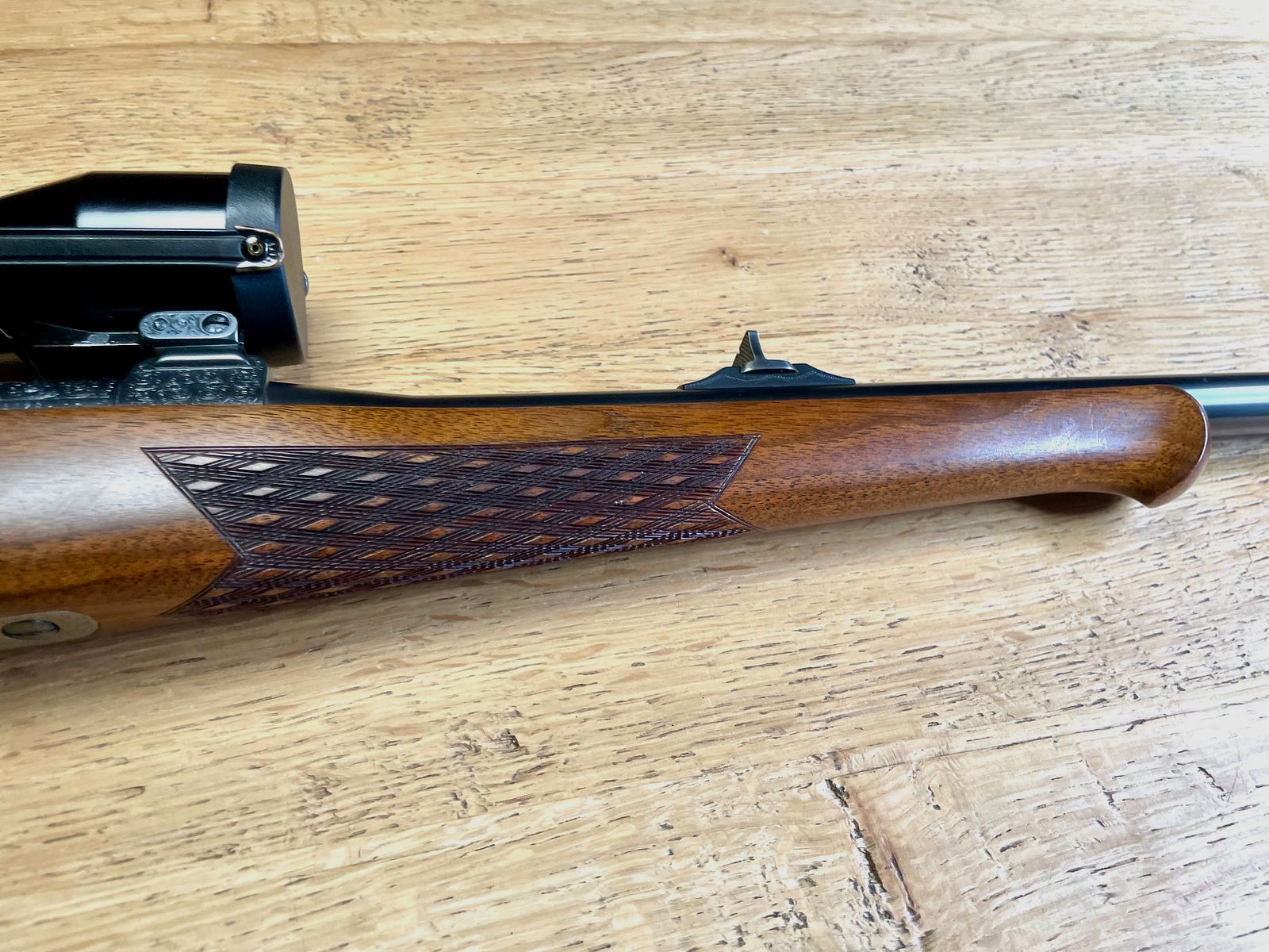 Repetierbüchse Karl Hauptmann Mod. Ferlach Kal. 6x62 Frères mit ZF Zeiss Diavari Z  1,5-6 x42 - neuwertig