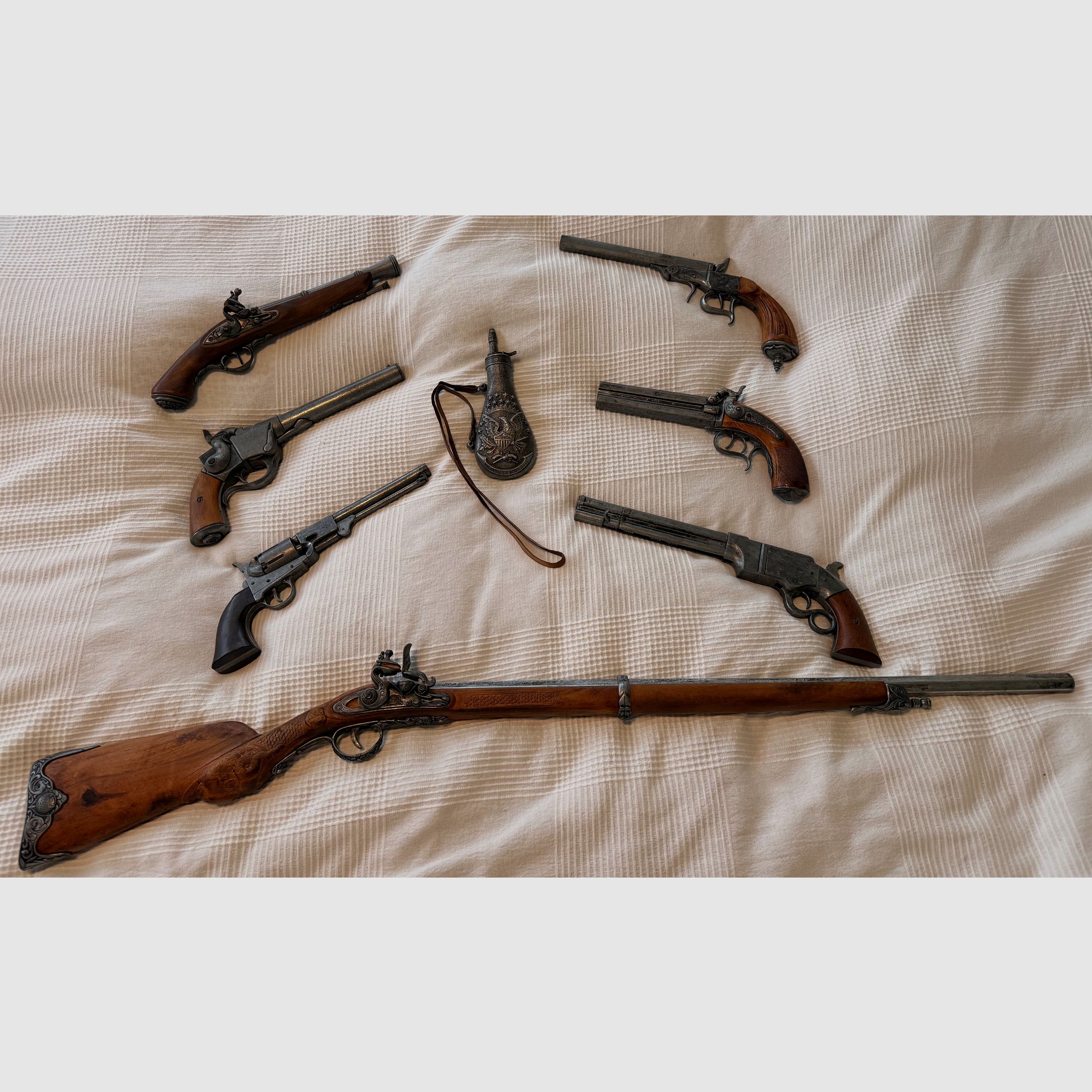 Große Sammlung historischer Deko Waffen ( 8 Teilig ) Antik - Look - Denix