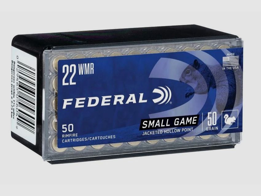 Federal Ammunition 303757 SMALL GAME .22 WMR 50gr JHP 50 Patronen