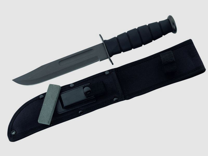 Cuchillo Allround Herbertz, AISI 420, recubrimiento epóxico, funda de nylon
