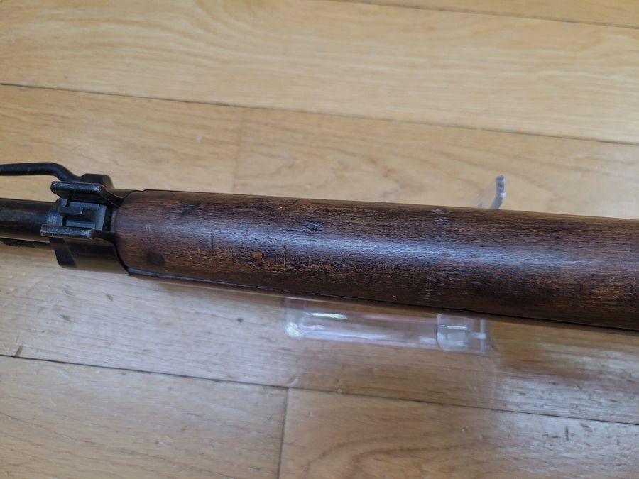 Bemerkenswerter MAS 36 1. Typ aus Original – Keine Modifikation nach Ende 1939 – 7,5×54 MAS – Mononummer inklusive Bajonett – Ausgezeichneter Lauf – Gewehrriemen – Clips verfügbar – TBE ++ – Ein Top-Sammlerstück!, Bild 27 von 36