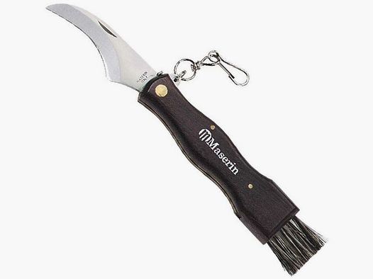 Pilzmesser mit Bürste und Cli