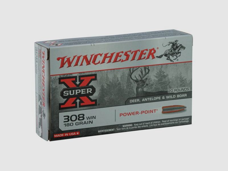 Winchester Power Point Jagdpatronen Kaliber 308WIN, Bild 7 von 8