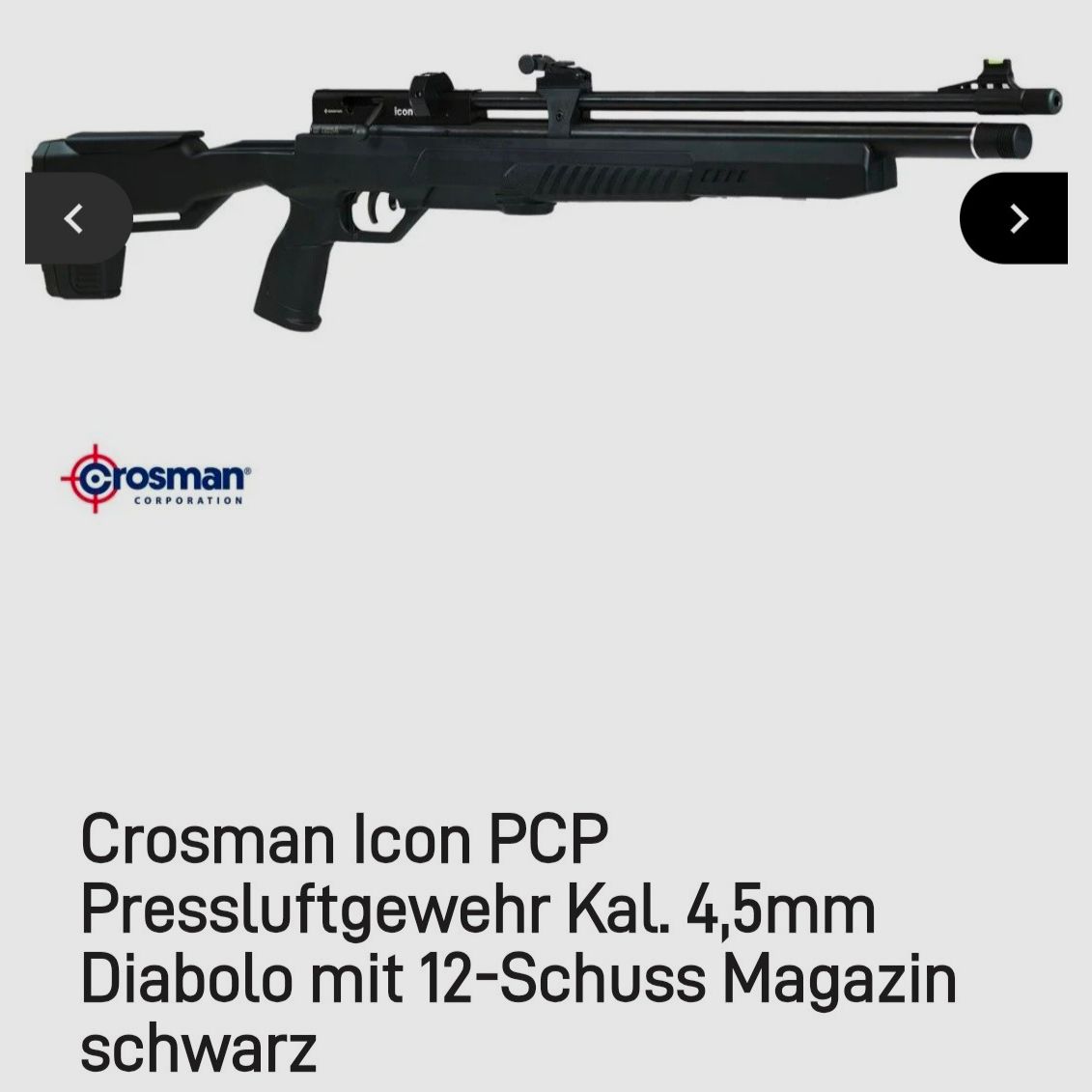 Crosman Icon PCP (4,5mm Diabolo ) NEU !