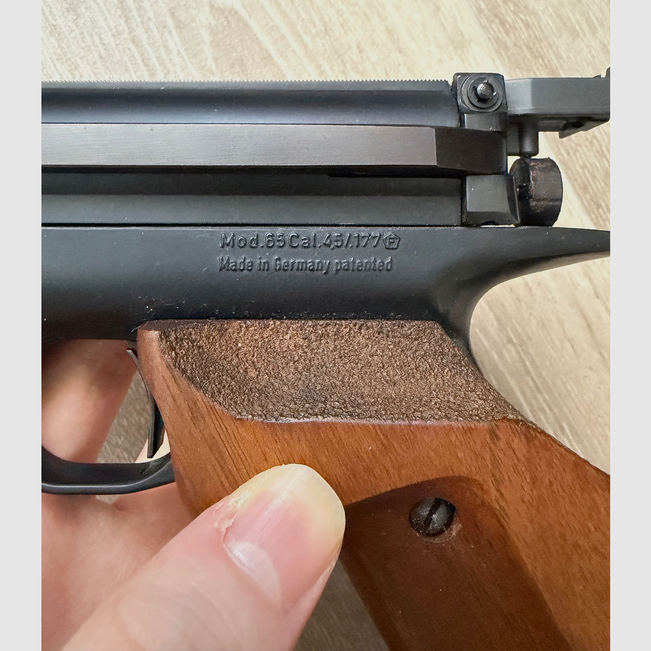 Feinwerkbau Mod. 65 cal 4,5mm en estado como nuevo