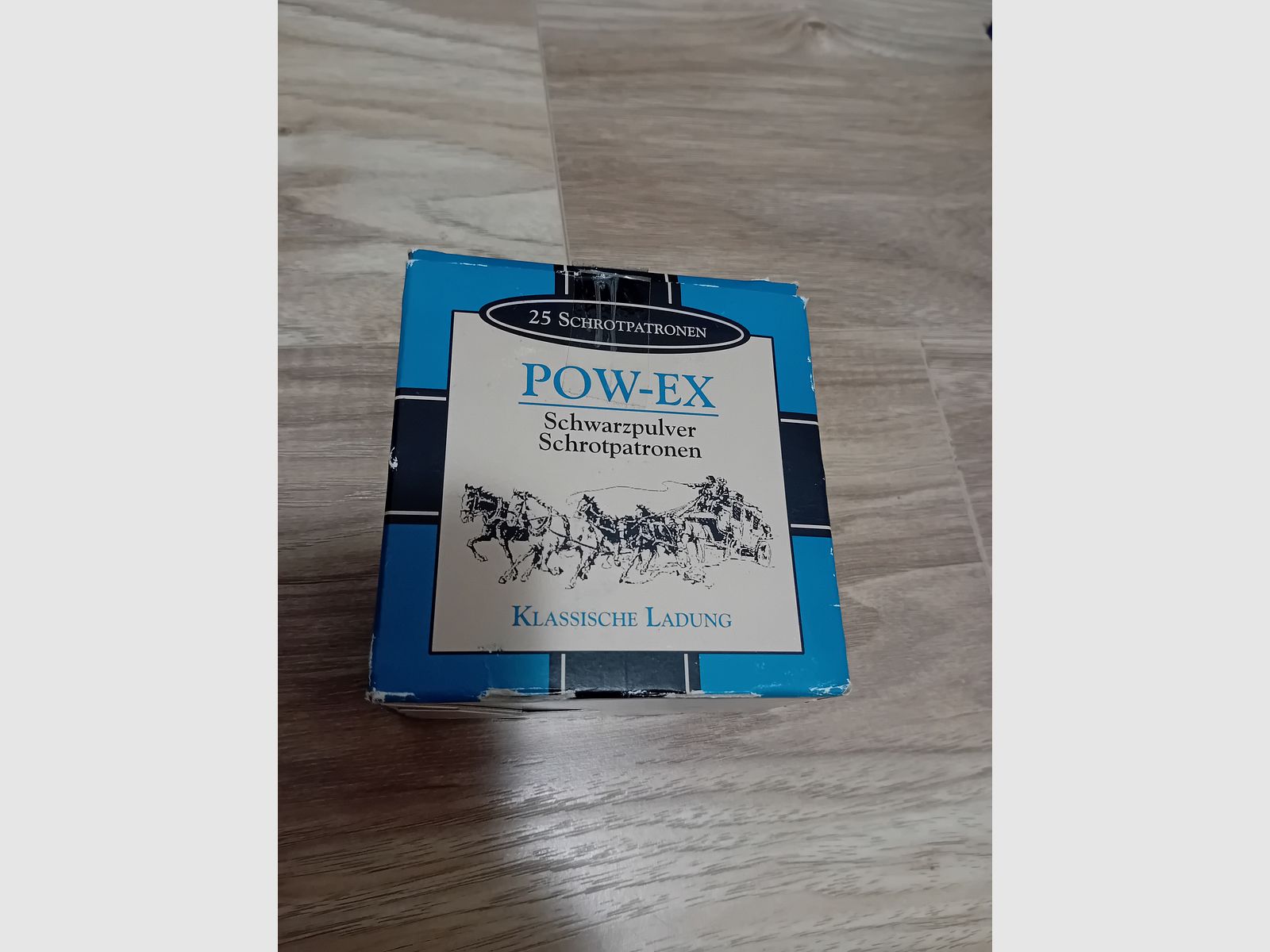 25 Pow - Ex cartouches à plomb noir .16/67,5