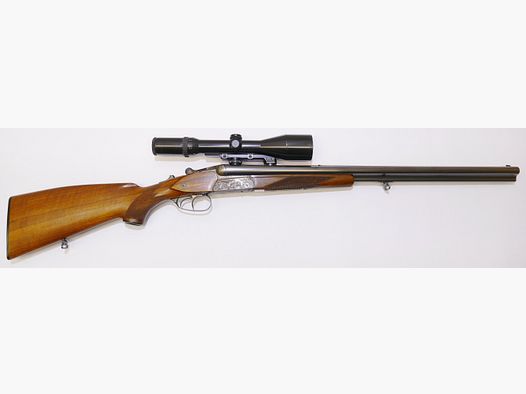 Simson+Suhl Gebraucht Mod. 35 Luxus 16/70,5,6x50R Mag Drilling