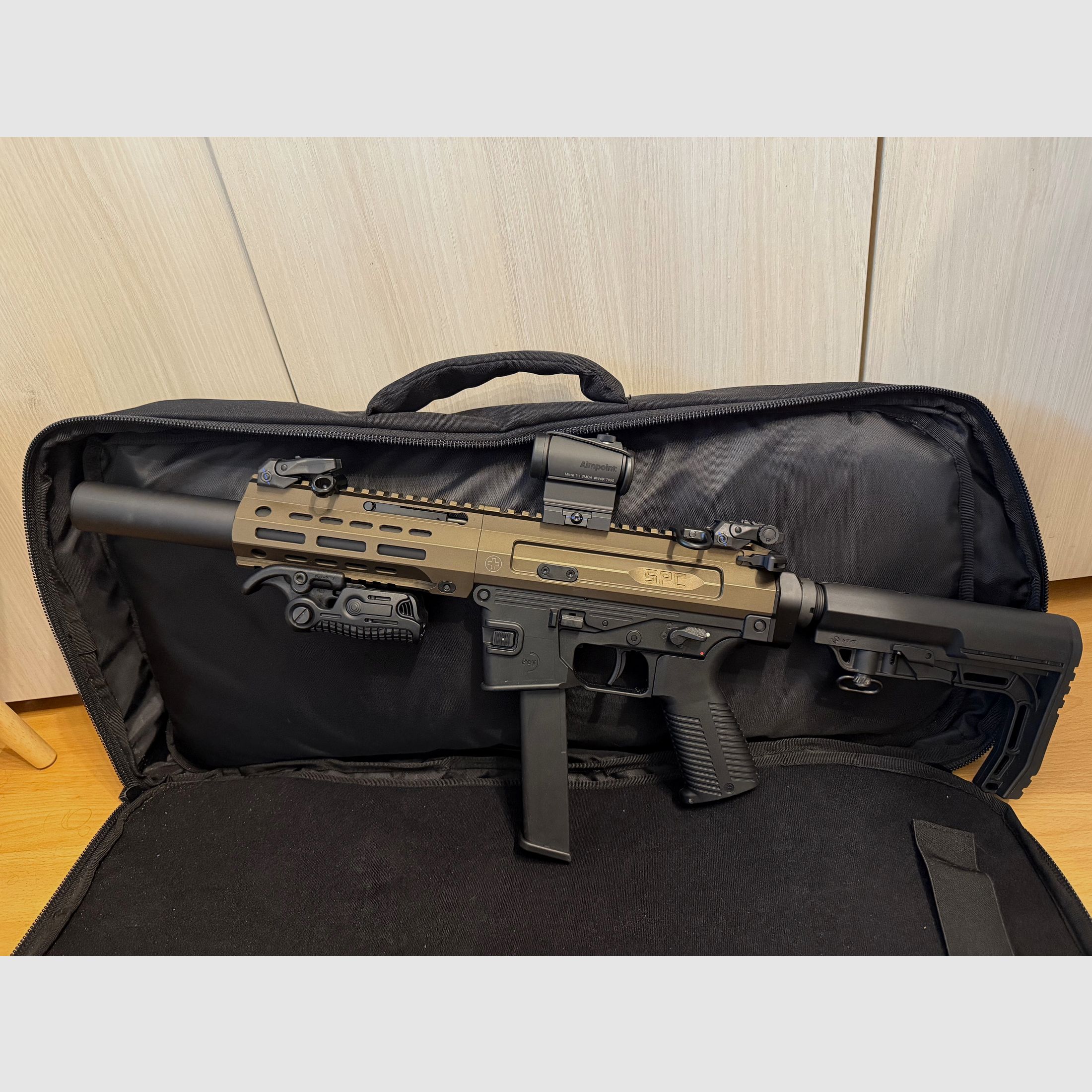 B&T SPC9 Pro SD - Farbe Bronze (Mitternachtsbronze) - Ultra selten, quasi neu!