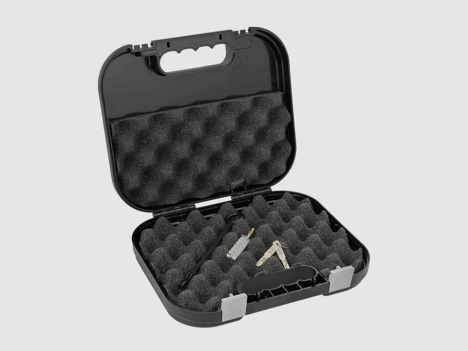 Glock Pistolenkoffer Schwarz 27 x 24 x 6 cm abschließbar
