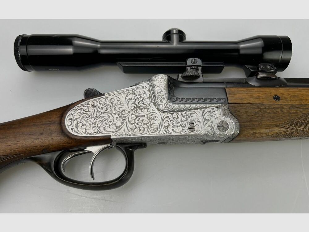 Krieghoff Ulm	 Seitenschloß Bockbüchsflinte