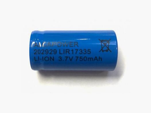 Oplaadbare Alcapower CR16340/CR123A 3,7V 750mAh batterij voor Hikmicro Thunder, Stellar en Alpex