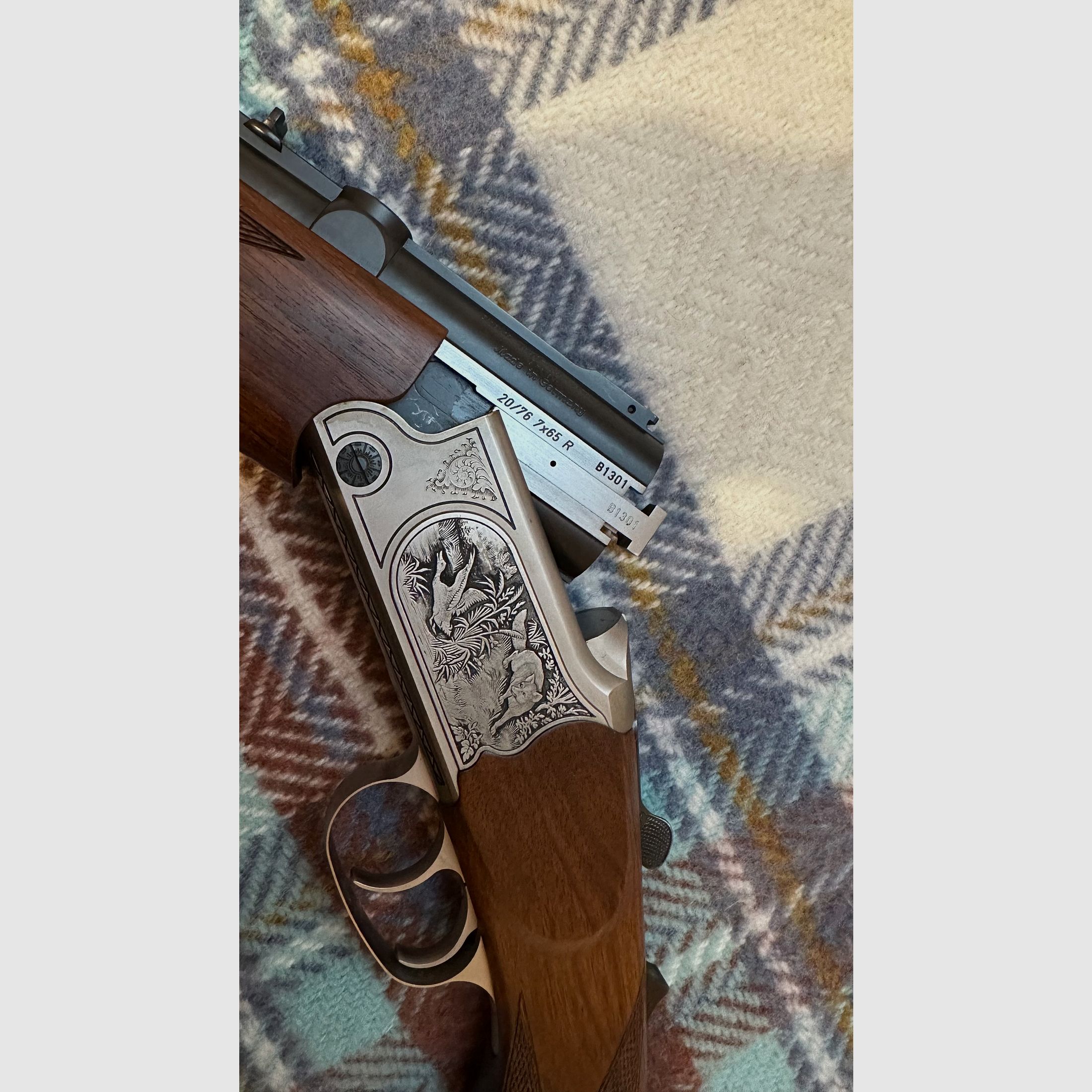 Merkel SLII Simson Bockbüchsflinte thermostabil Handspannung 7x65R 20/76