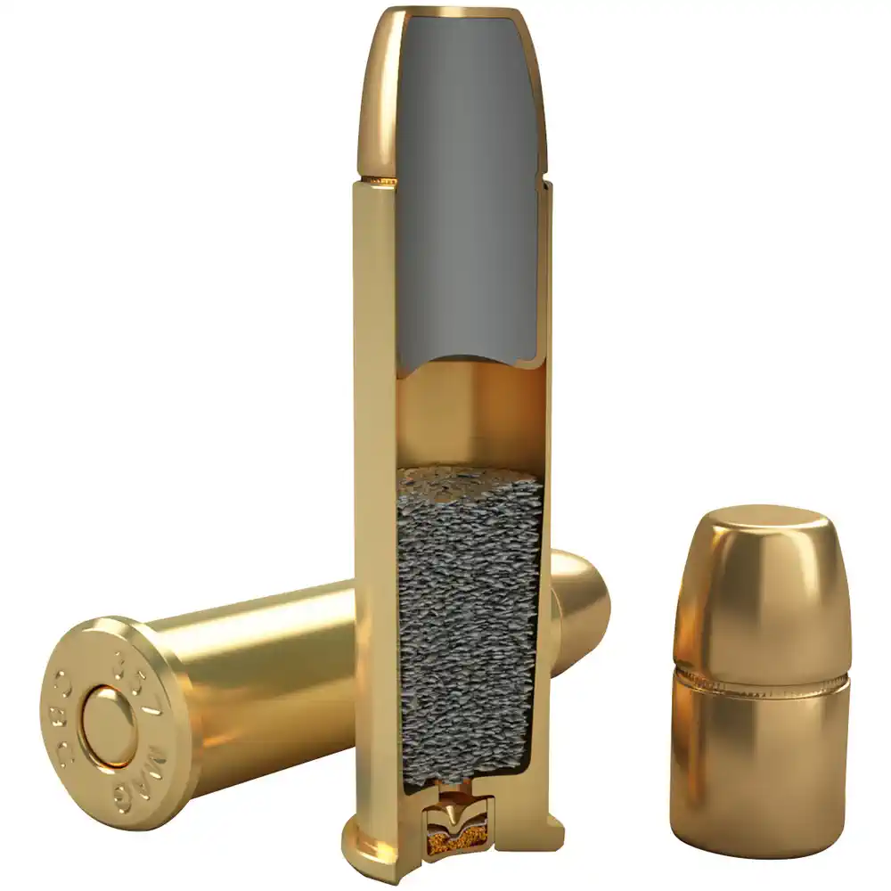 Munizioni Magtech cal. .357 Mag. FMJ Flat, 8,1 g / 125 grs., confezione da 50 pezzi, immagine 3 di 3