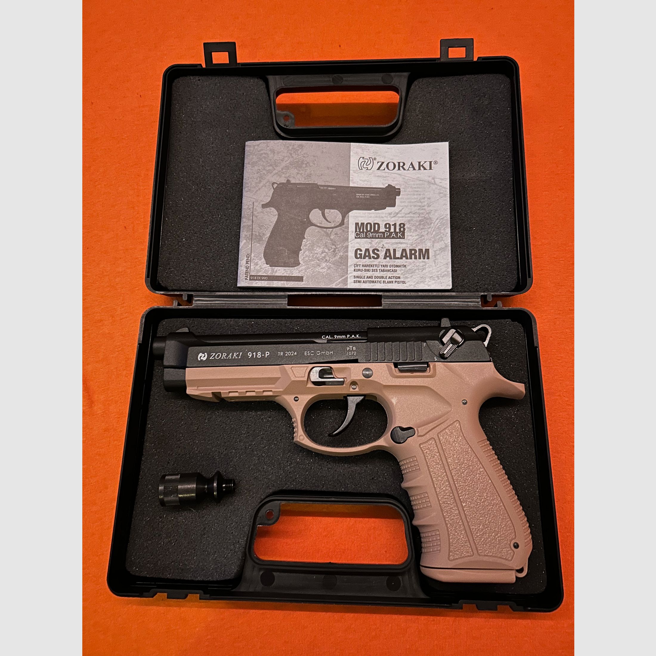 Zoraki 918 Cal 9mm P.A.K. Gas Alarm