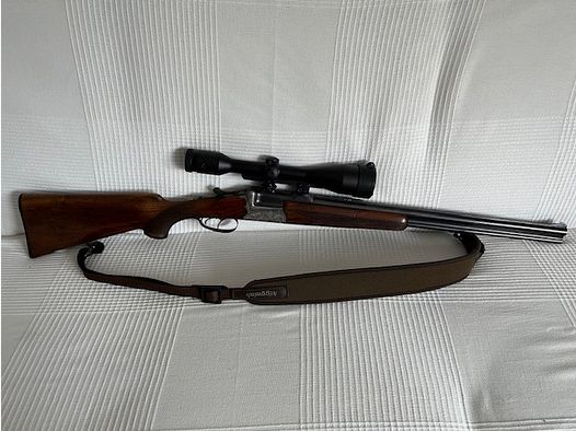 Anton Sodia Ferlach - Bockbüchsflinte - inkl. ZF Karl Kahles Wien Helia C 8x50 LS - sehr gut erhalten 