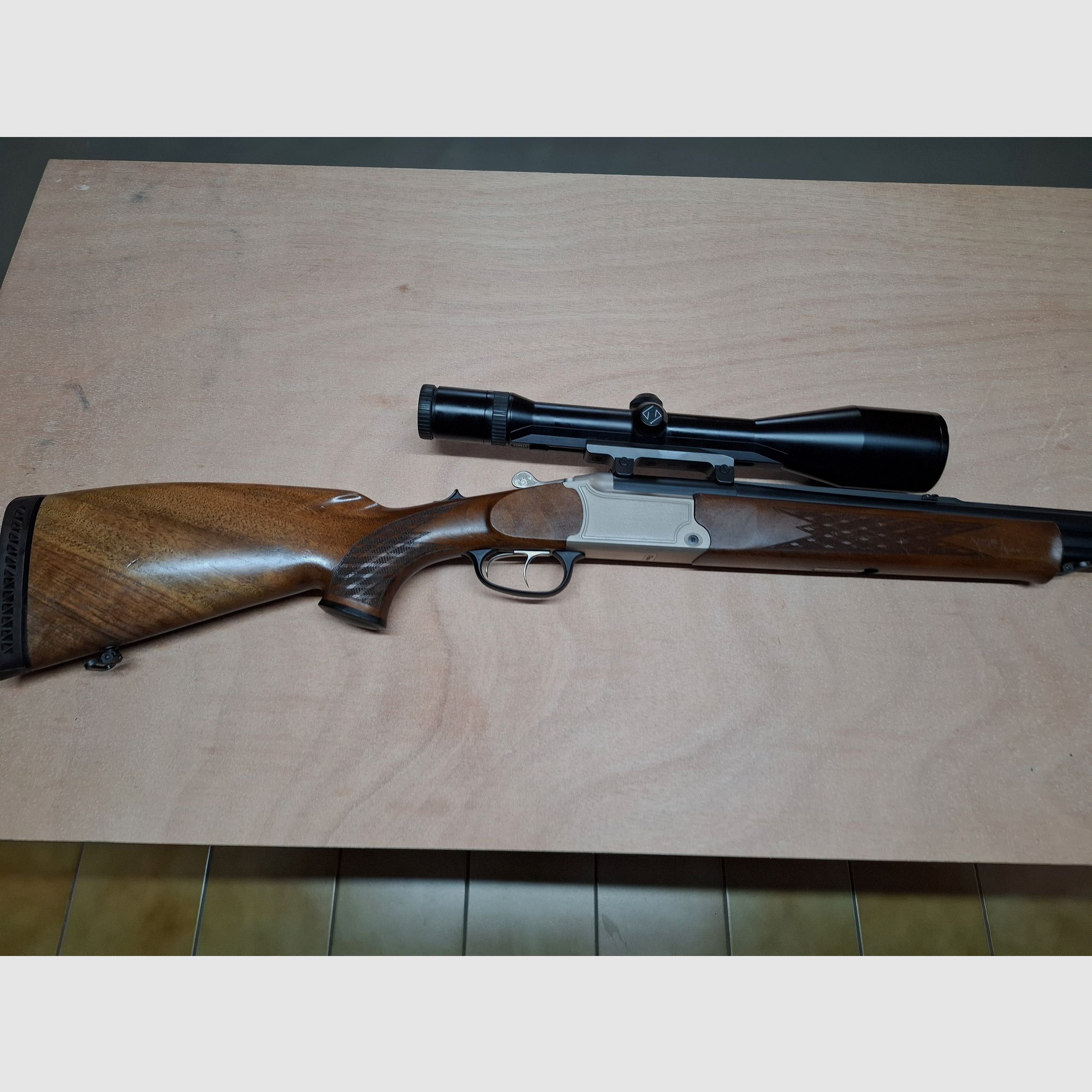 Blaser Bockbüchsflinte BBF 95 avec lunette de qualité Zeiss Diavari-ZM 3-12x56 T*