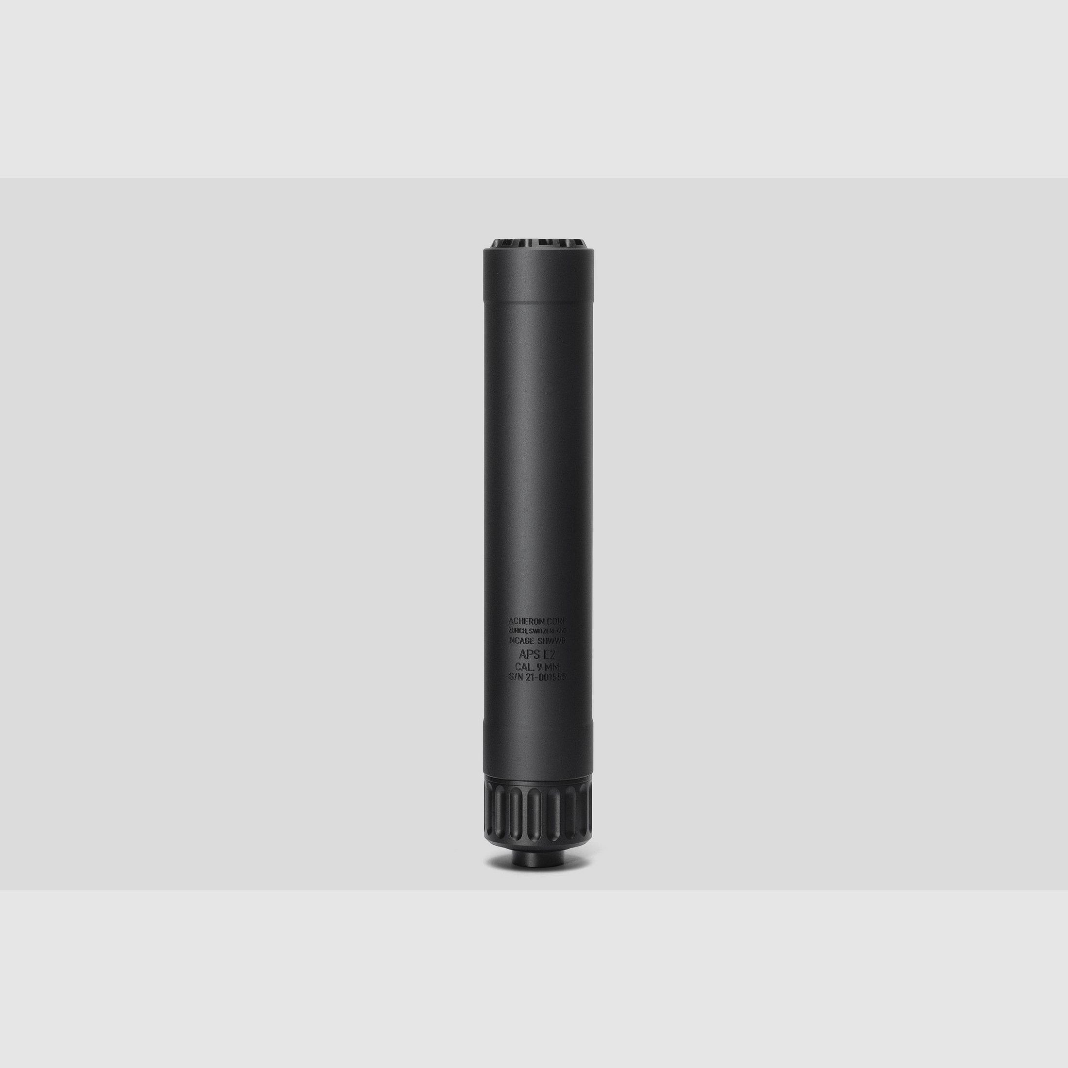 Silencieux Acheron Corp APS E2 9mm filetage 1/2"x28 UNEF, image 2 sur 3