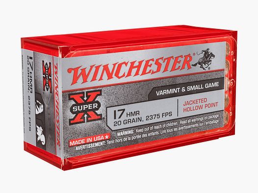 Winchester .17HMR Super-X 1,3g - 20gr