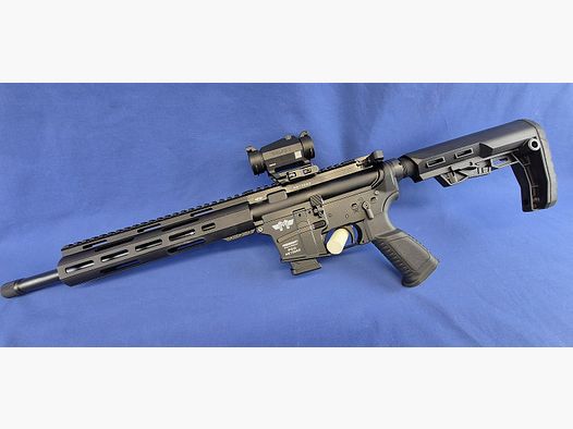 Messerschmitt AR15-9 PCC, Kal.9x19mm, LL:10,5″ MG14x1mm, Black zum SETPREIS