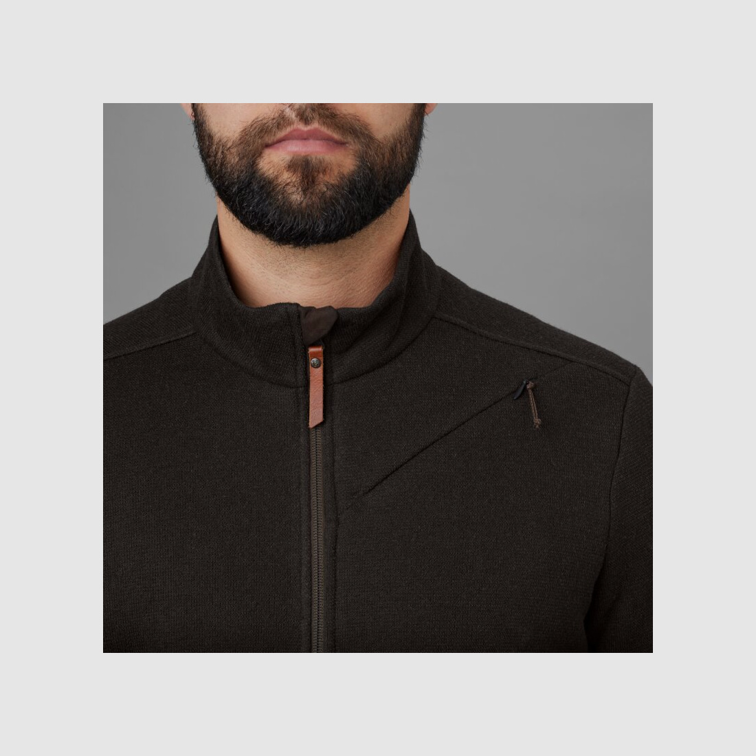 Härkila Metso Veste en tricot Brun Ombre