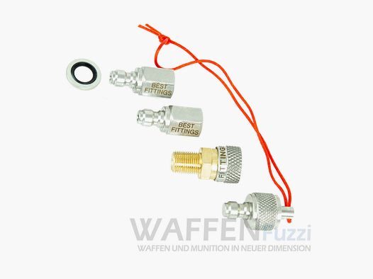 Filling adapter set for air guns