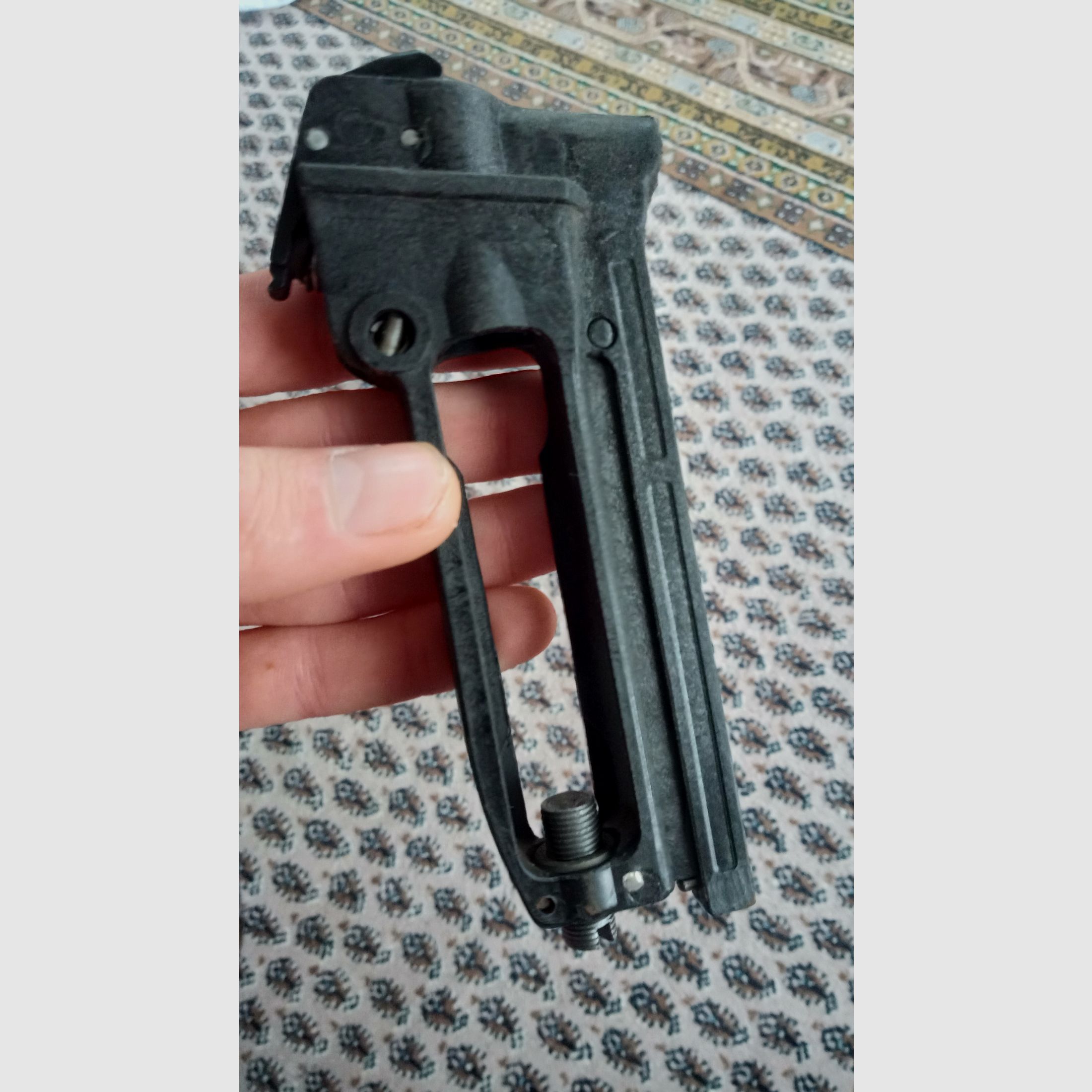 Vollstahl Co2 Yunker AKS-74u Deko von MWM Gillmann mit echten Teilen wahlweise mit Deko Plum   // AKSU Krinkov / russ-guns-de / 4,5mm BB