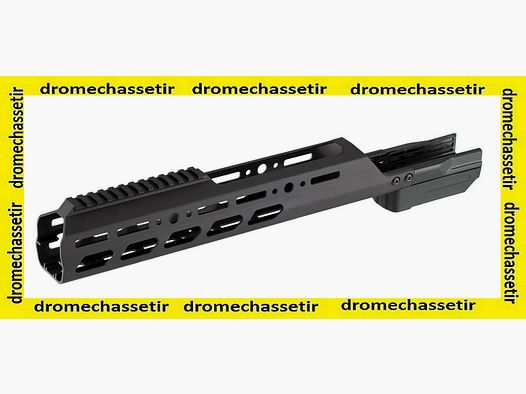 Garde main Aluminium KRG enclosed forend pour remington 700 action courte noir