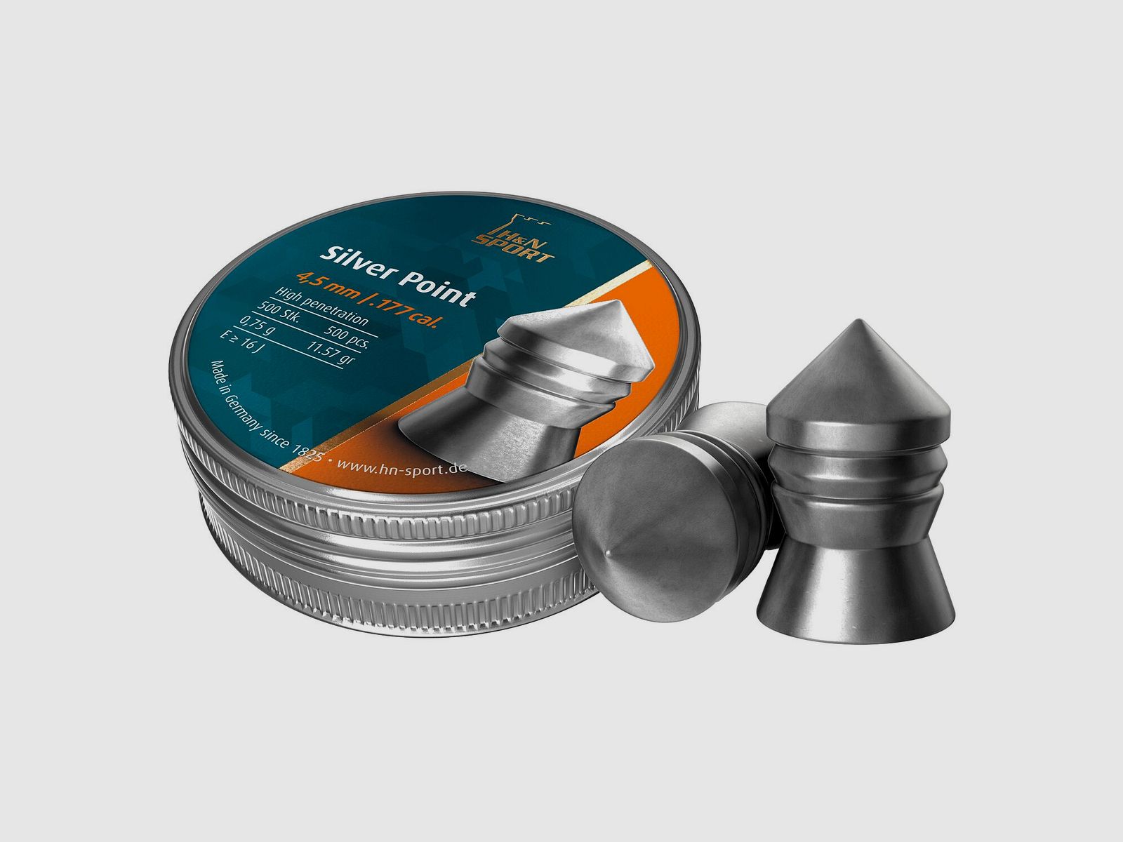 H&N Diabolo Silver Point 4,5mm (.177) - 400 szt.