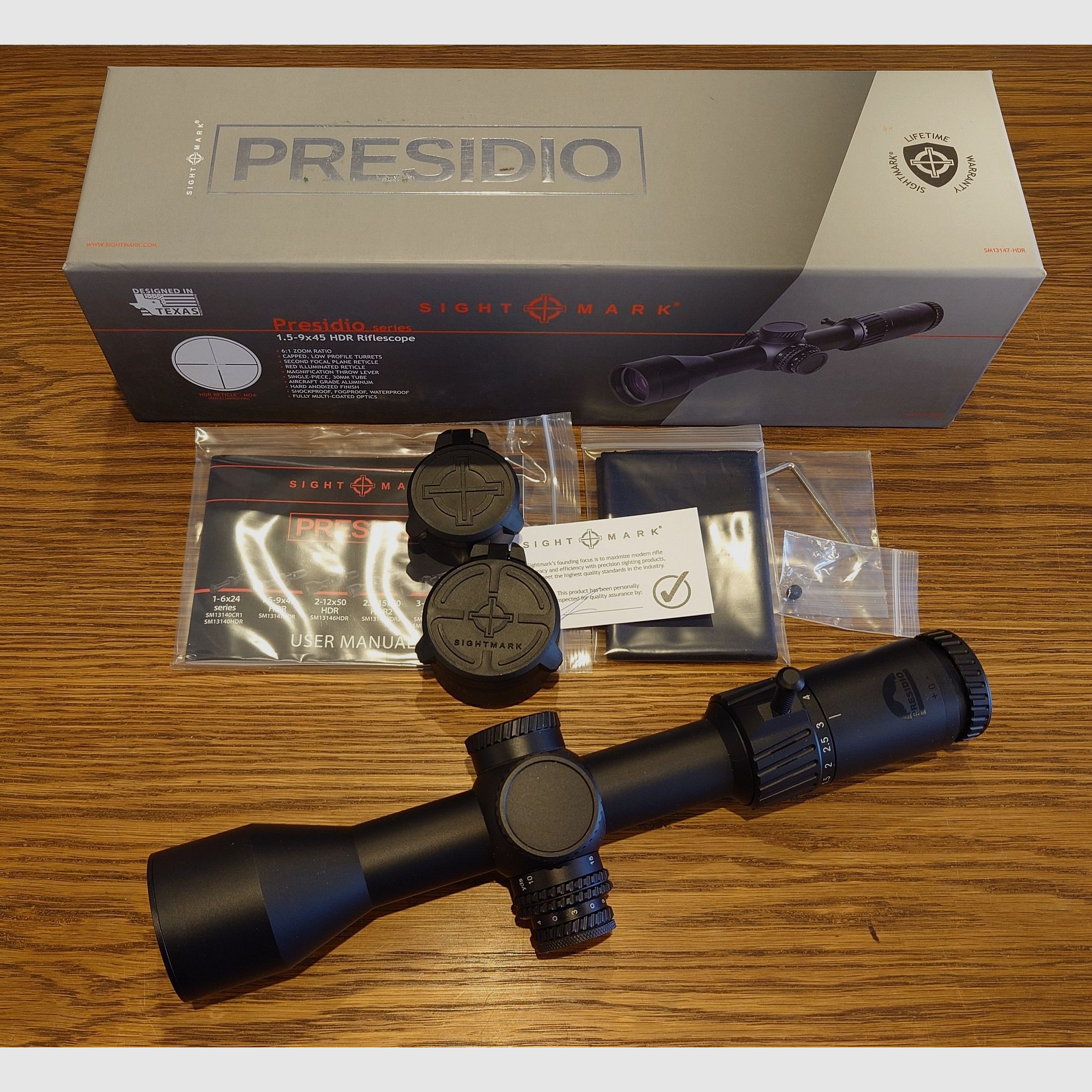 Sightmark Presidio 1,5-9x45 HDR - Ideal für Nachtsicht wie Pard