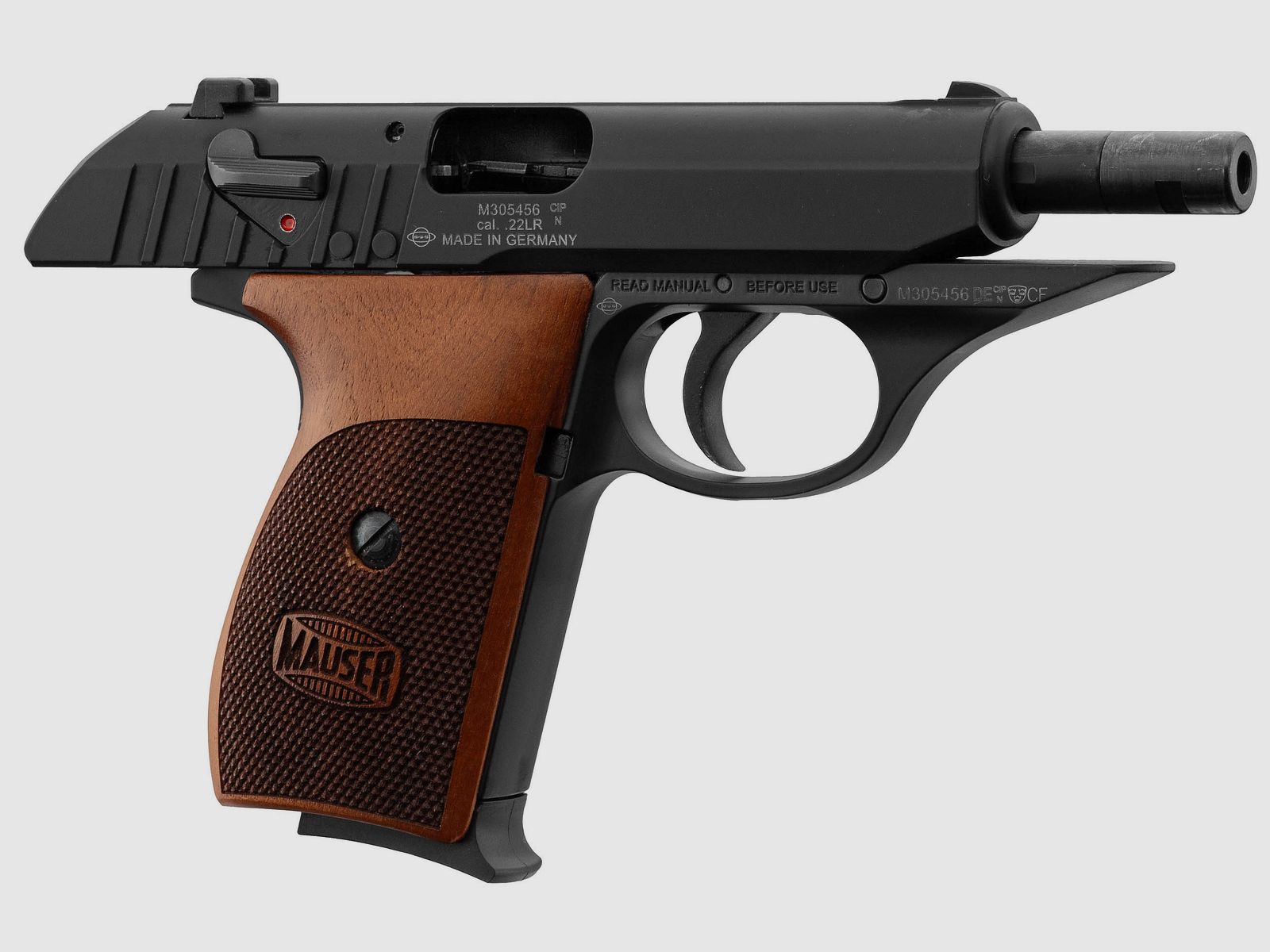 Pistole MAUSER HSR PP7 .22LR mit Holzgriffschalen, Bild 8 von 8