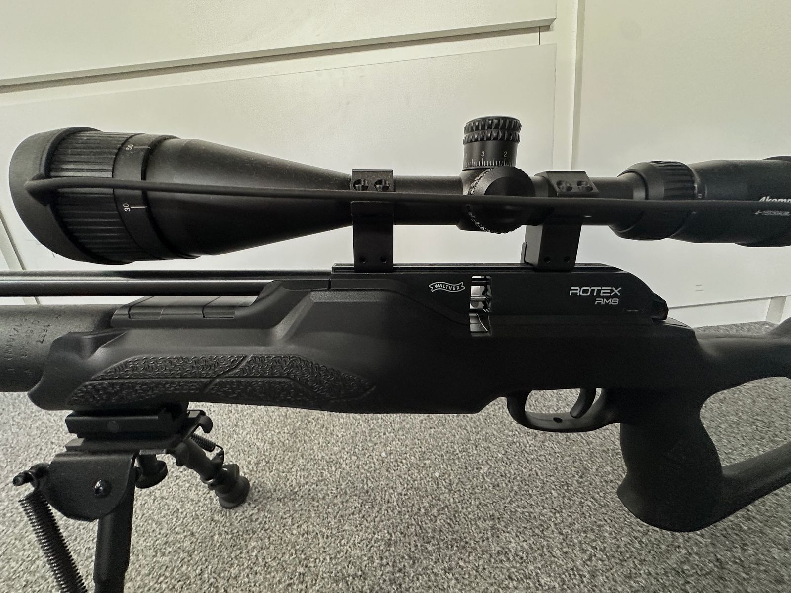 Walther Rotex Rm8 Varmint 7,5J avec beaucoup d’accessoires