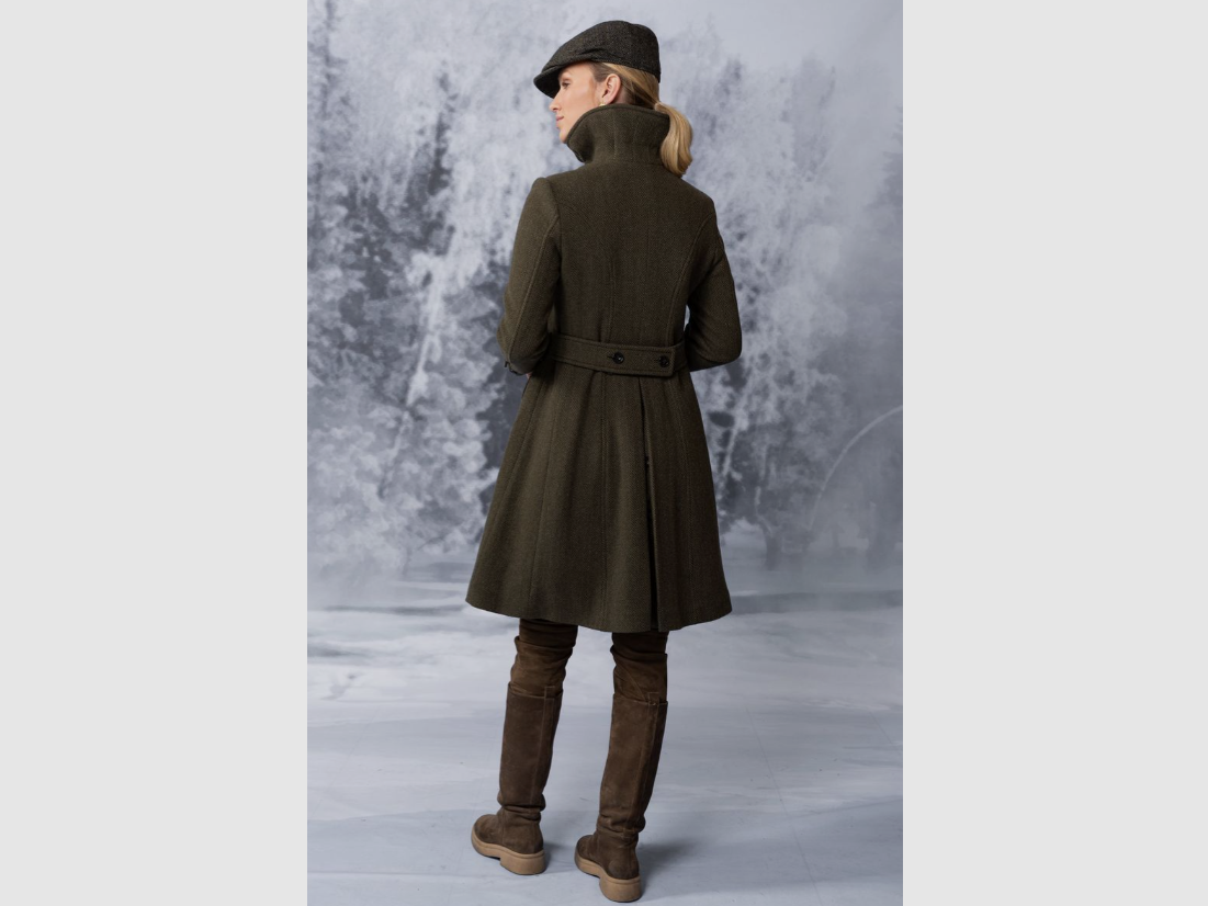 Manteau Habsburg Bodensee en Chevron Vert Mousse, image 2 sur 4